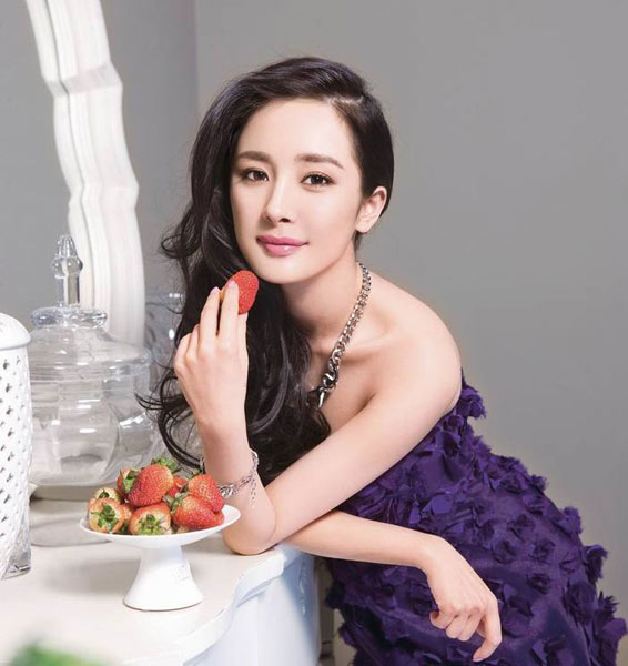 杨幂秘授妆容大法   让你成清新甜美小公主